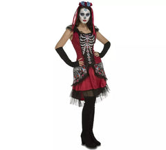 Costume rosso catrina per donna