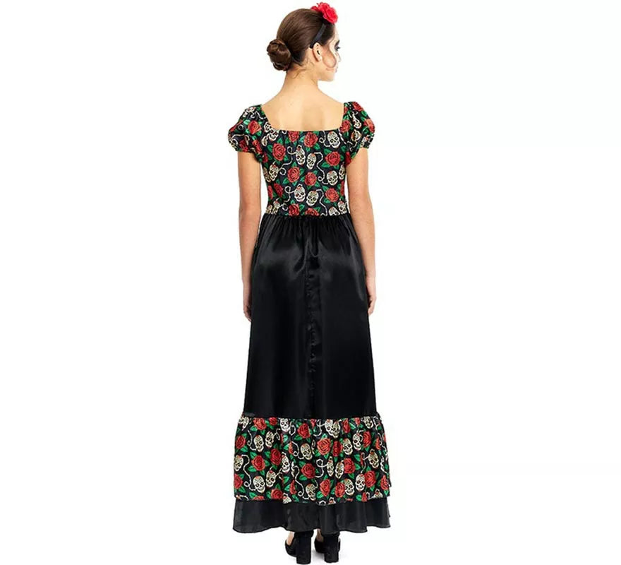 Translation missing: it.Disfraz de Catrina vestido largo negro para mujer