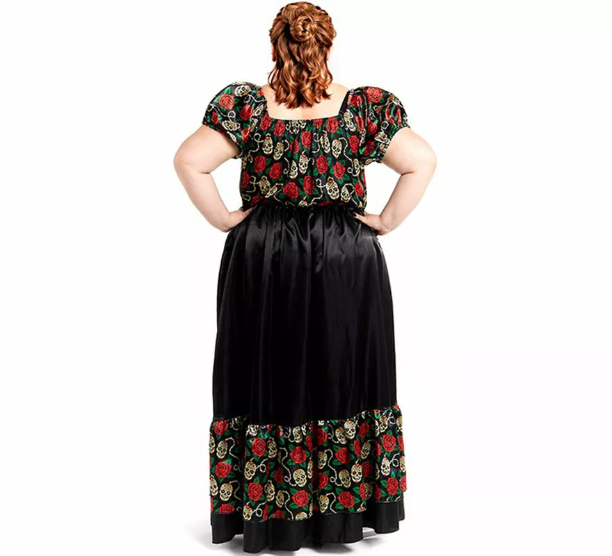 Translation missing: it.Disfraz de Catrina vestido largo negro para mujer