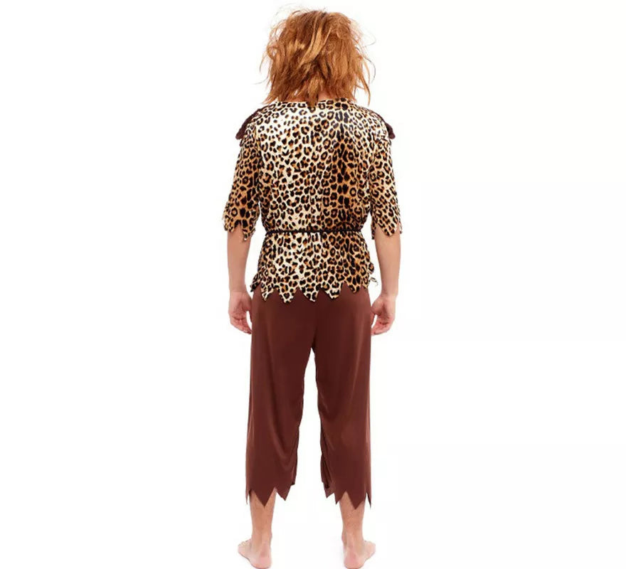 Translation missing: it.Disfraz de Cavernícola Animal Print para hombre