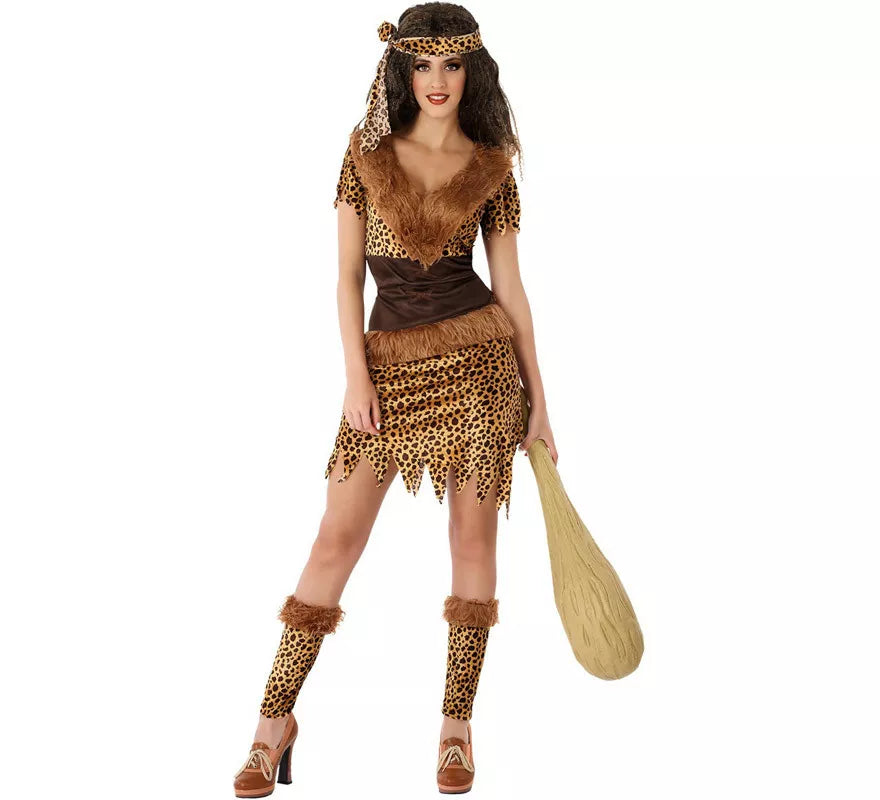 Translation missing: it.Disfraz de Cavernícola Neandertal para mujer
