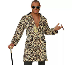 Costume da caccia alla fortuna con stampa animalier per adulto