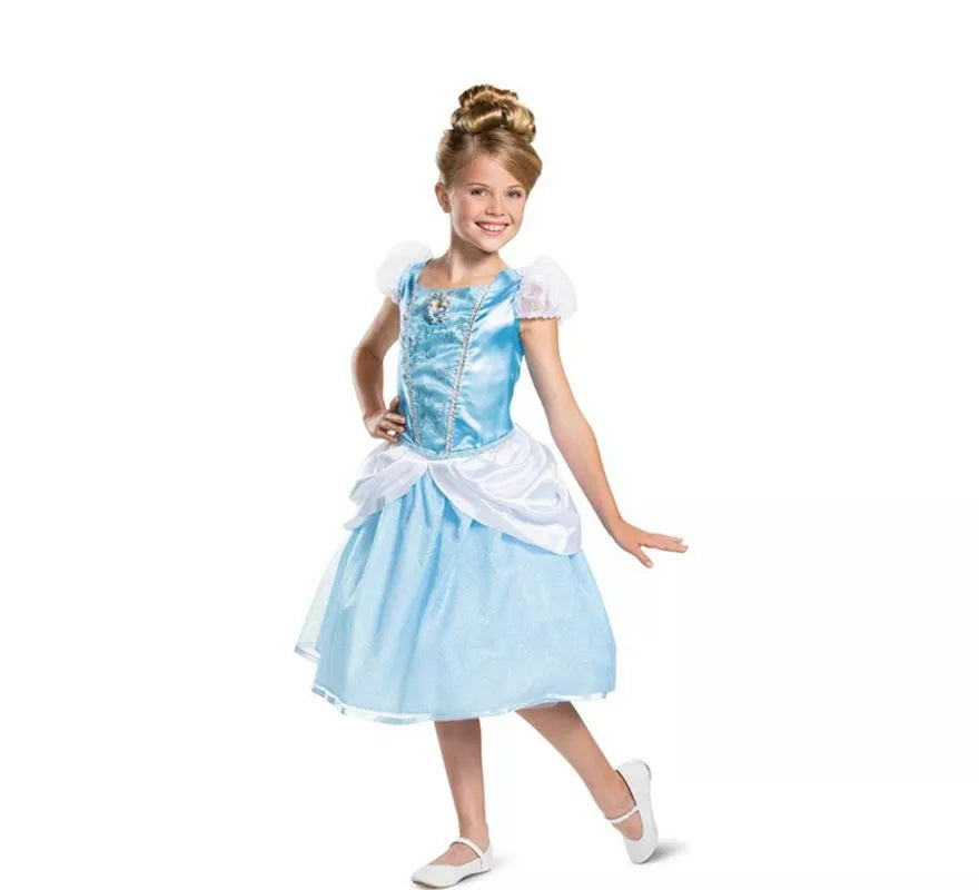 Translation missing: it.Disfraz de Cenicienta Disney Deluxe para niña