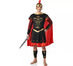 Costume da Centurione Romano rosso e oro per uomo