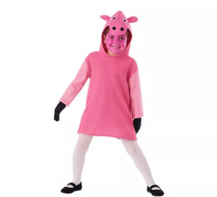 Costume di Maiale rosa per bambina
