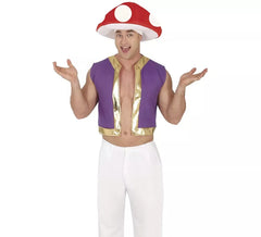 Costume da fungo o fungo del videogioco per uomo