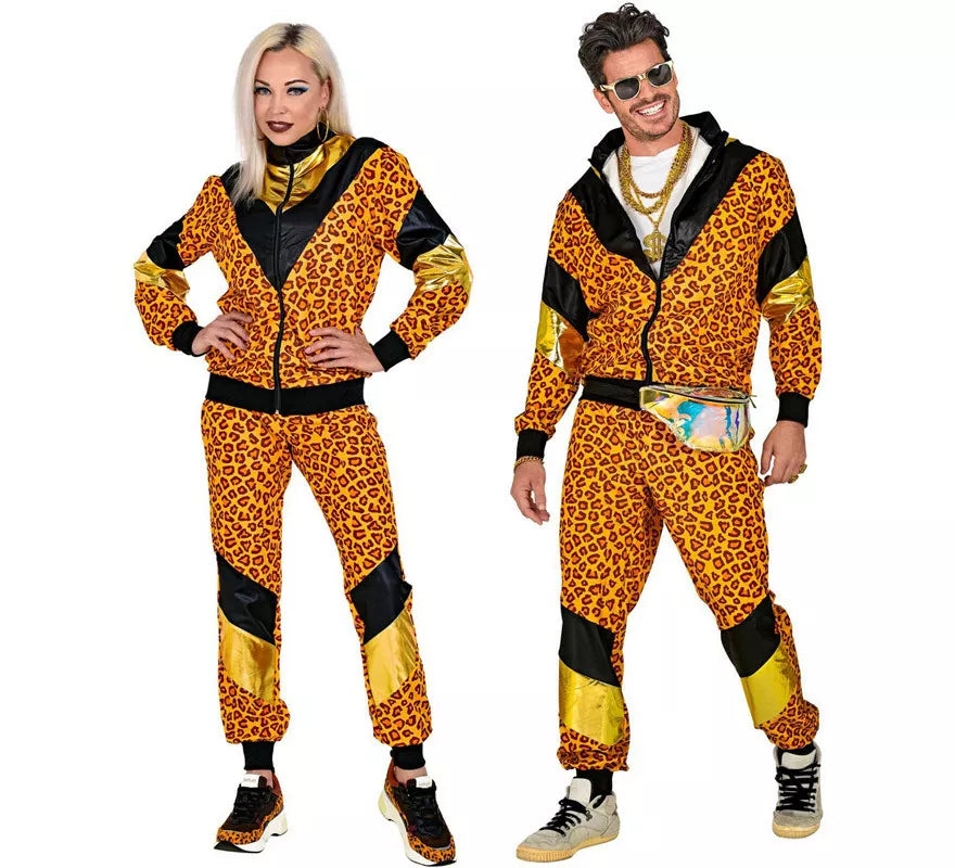 Translation missing: es.Disfraz de Chándal de Shop Leopardo Años 80 para mujer