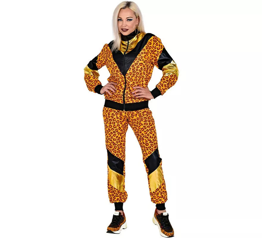 Translation missing: it.Disfraz de Chándal de Shop Leopardo Años 80 para mujer