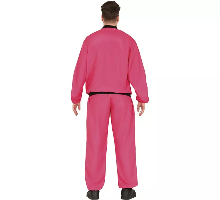 Translation missing: it.Disfraz de Chándal fucsia neón para hombre