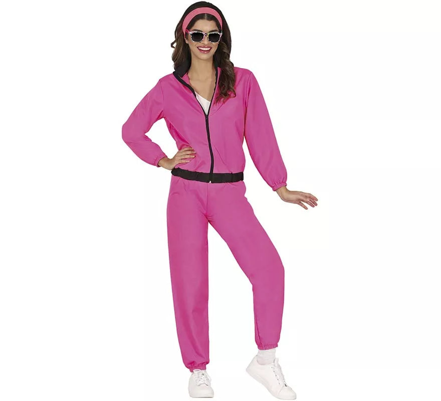 Translation missing: it.Disfraz de Chándal fucsia neón para mujer