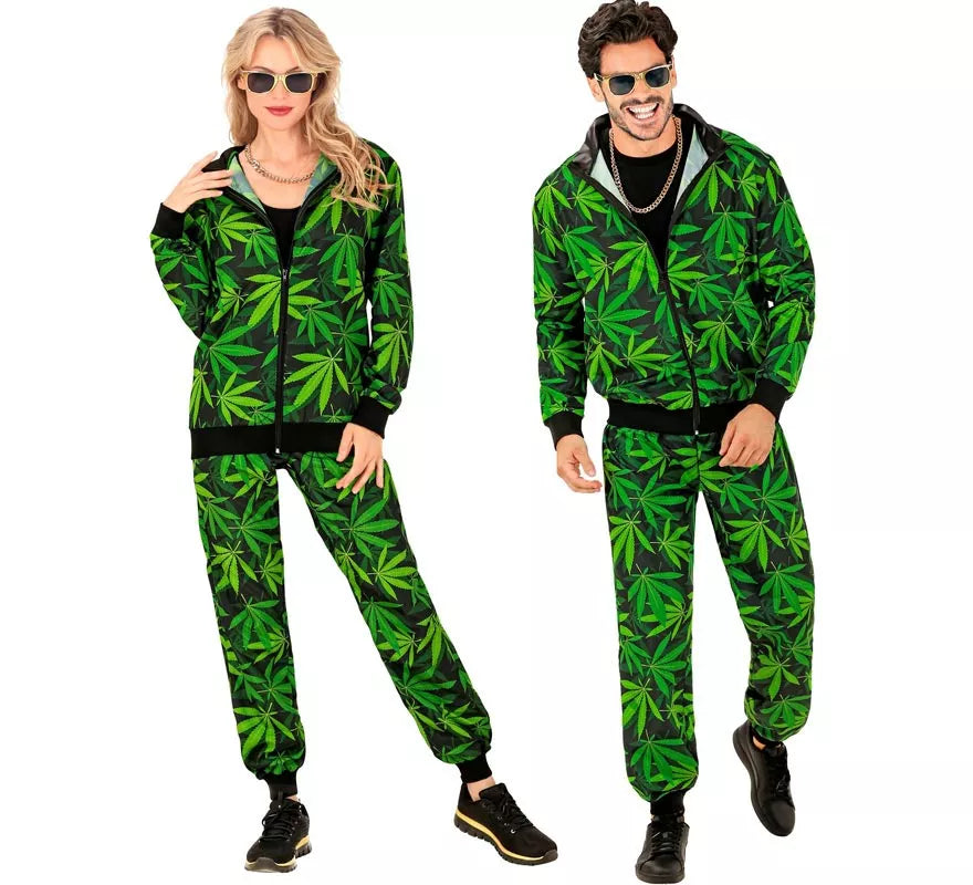 Translation missing: it.Disfraz de Chándal Party Fashion Marihuana para adulto