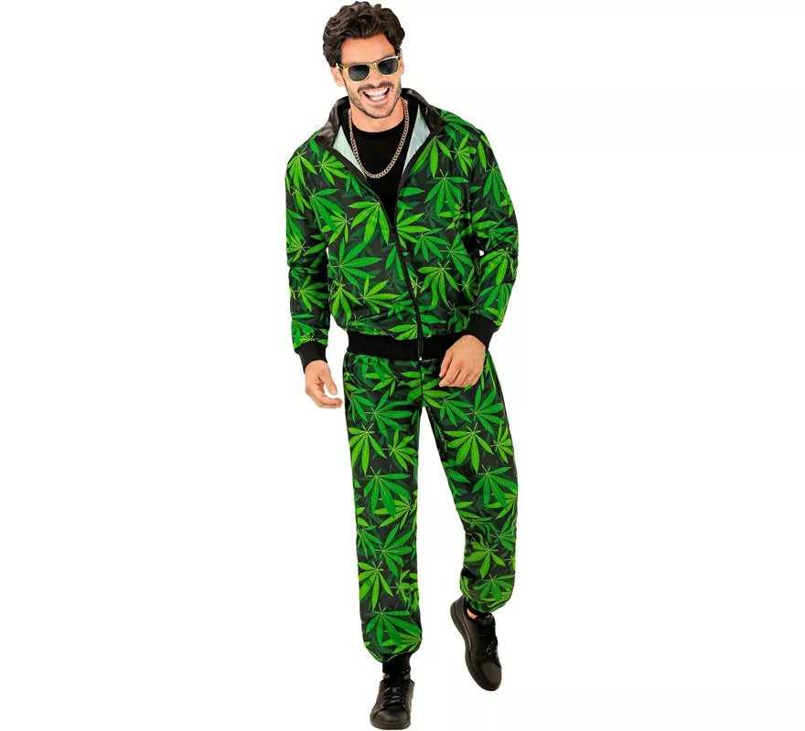 Translation missing: it.Disfraz de Chándal Party Fashion Marihuana para adulto