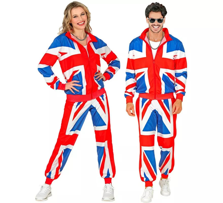 Translation missing: it.Disfraz de Chándal Party Fashion UK neón para adulto