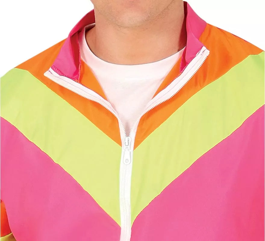 Translation missing: it.Disfraz de Chándal rosa y amarillo neón para hombre