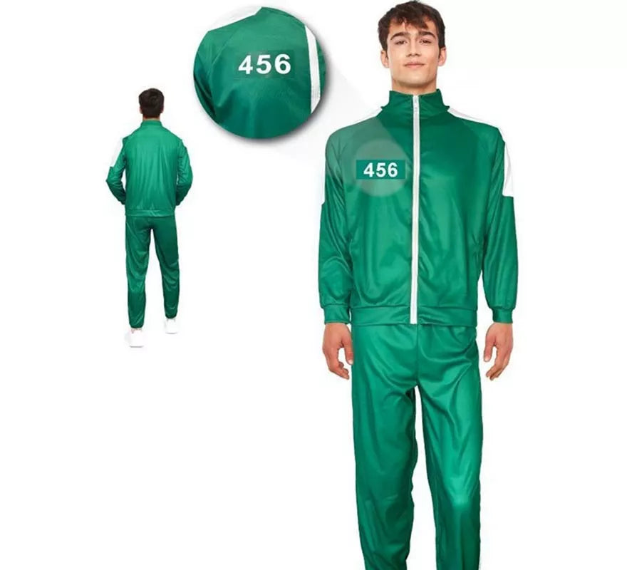 Translation missing: es.Disfraz de Chándal Verde personalizable para adultos