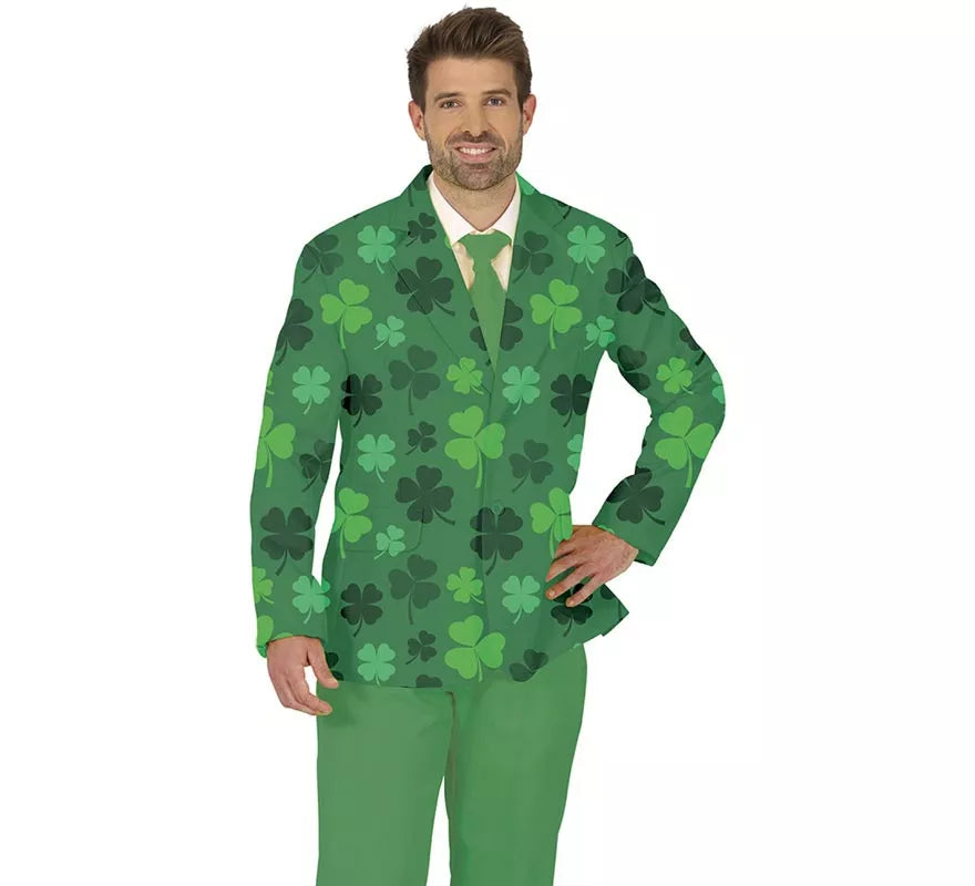 Translation missing: it.Disfraz de Chaqueta San Patricio verde para hombre
