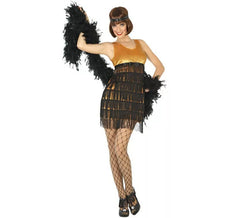 Costume di charleston con frange per una donna