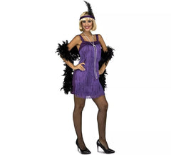 Costume viola charleston per donna