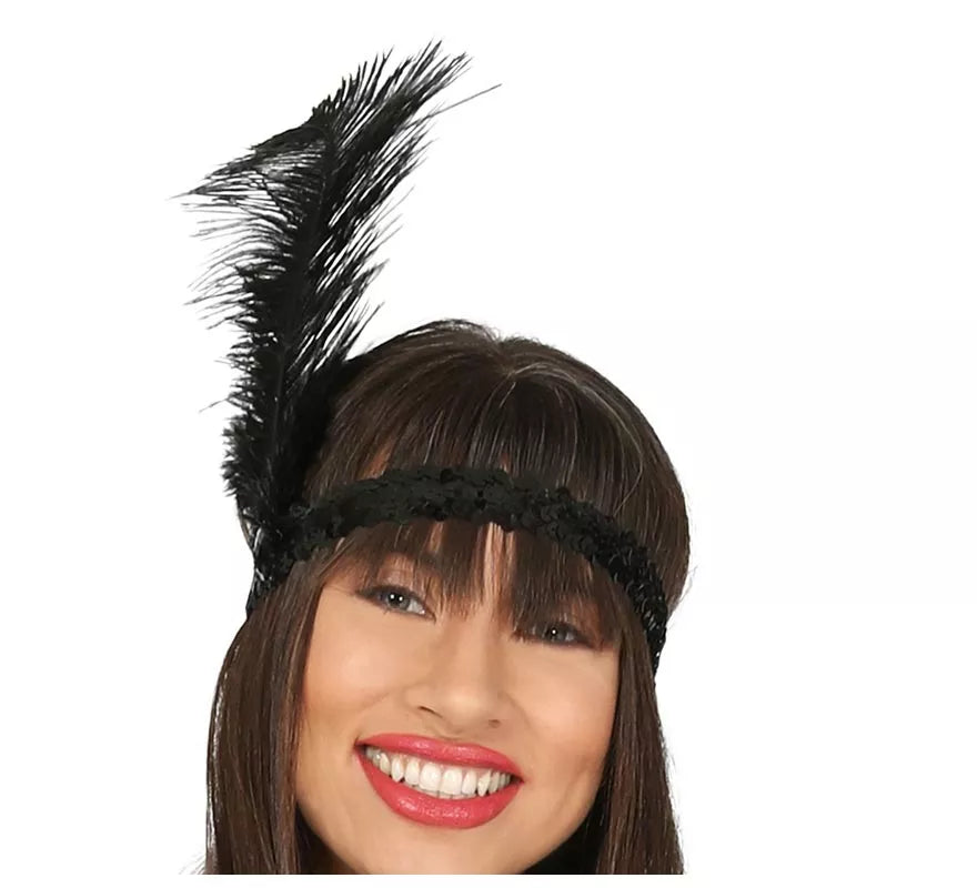 Disfraz de Charlestón Negro para mujer