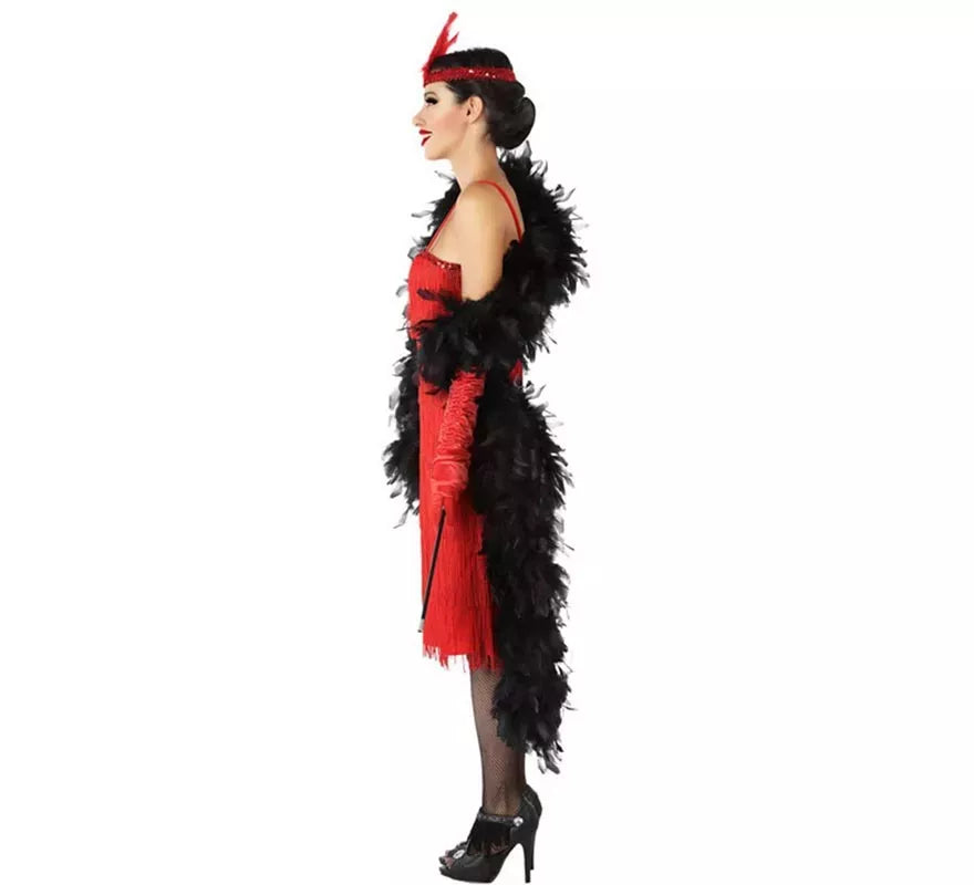 Translation missing: it.Disfraz de Charleston Rojo para mujer