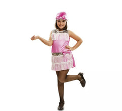 Costume Charleston rosa per bambina