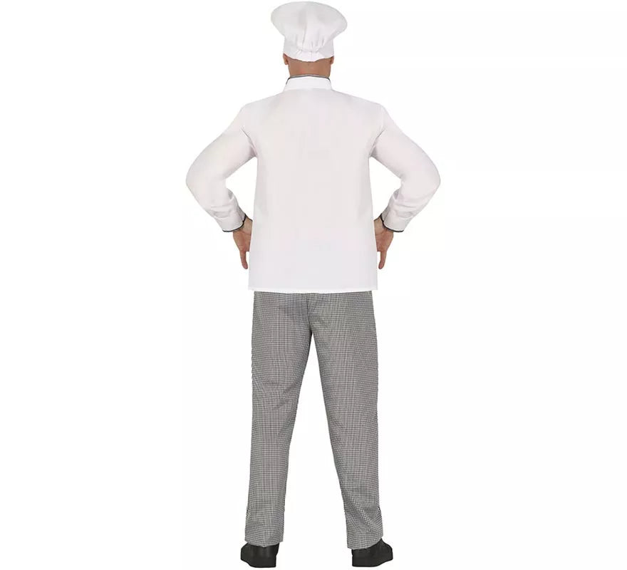 Translation missing: it.Disfraz de Chef blanco clásico para hombre