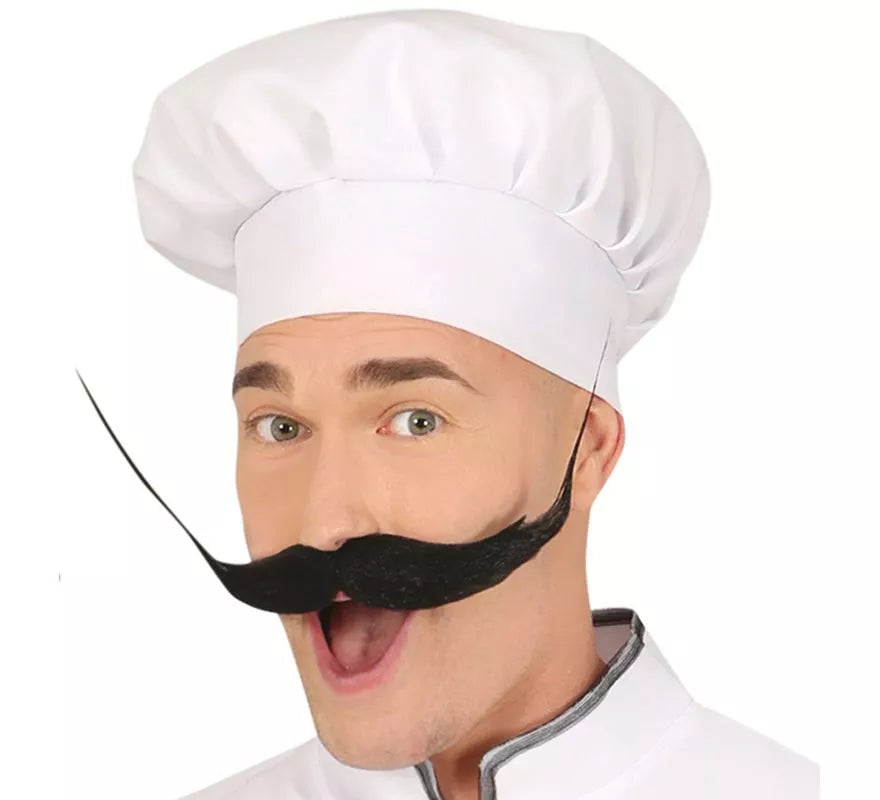 Translation missing: es.Disfraz de Chef blanco clásico para hombre