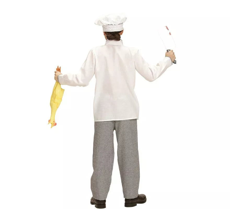 Translation missing: it.Disfraz de Chef Cocinero blanco para niños