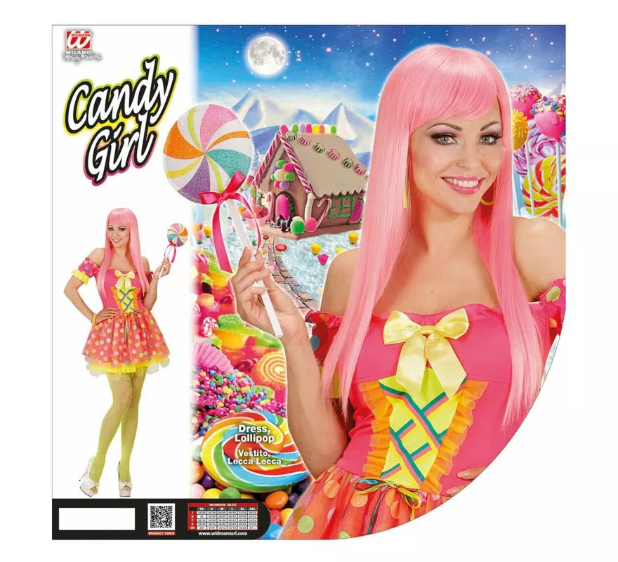 Translation missing: it.Disfraz de Chica Caramelo fucsia para mujer