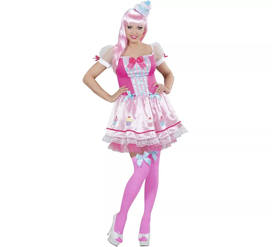 Translation missing: it.Disfraz de Chica Cupcake rosa para mujer