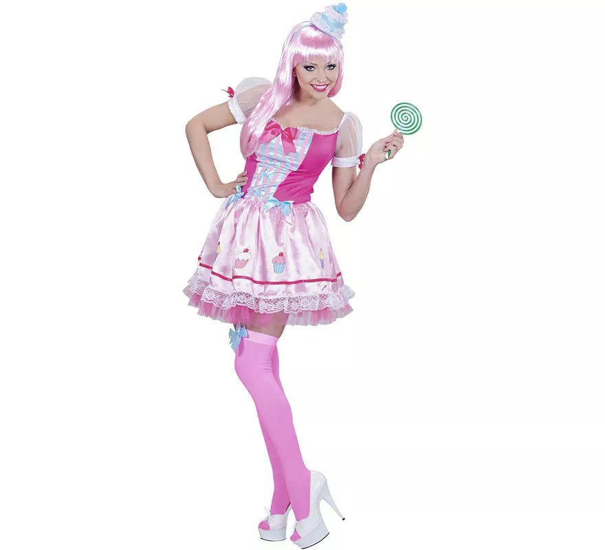 Translation missing: it.Disfraz de Chica Cupcake rosa para mujer