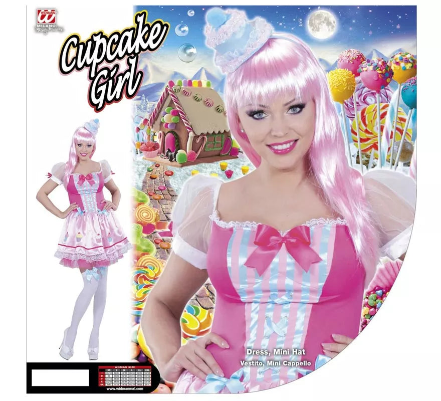 Translation missing: it.Disfraz de Chica Cupcake rosa para mujer