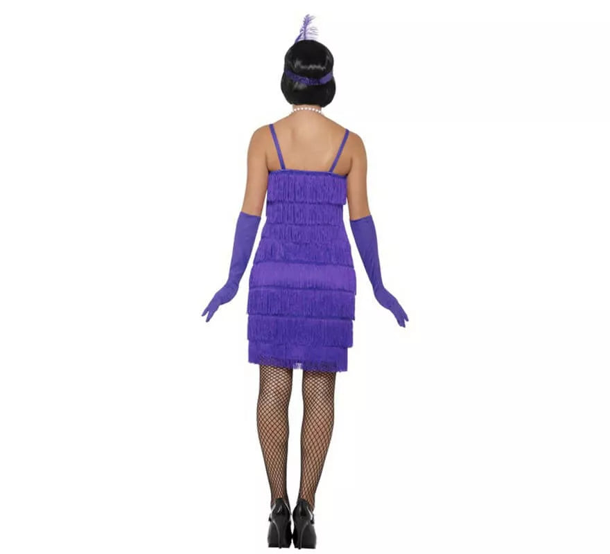 Translation missing: it.Disfraz de Chica de los Años 20 morado para mujer
