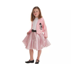 Costume da bambina degli anni '50 per una bambina