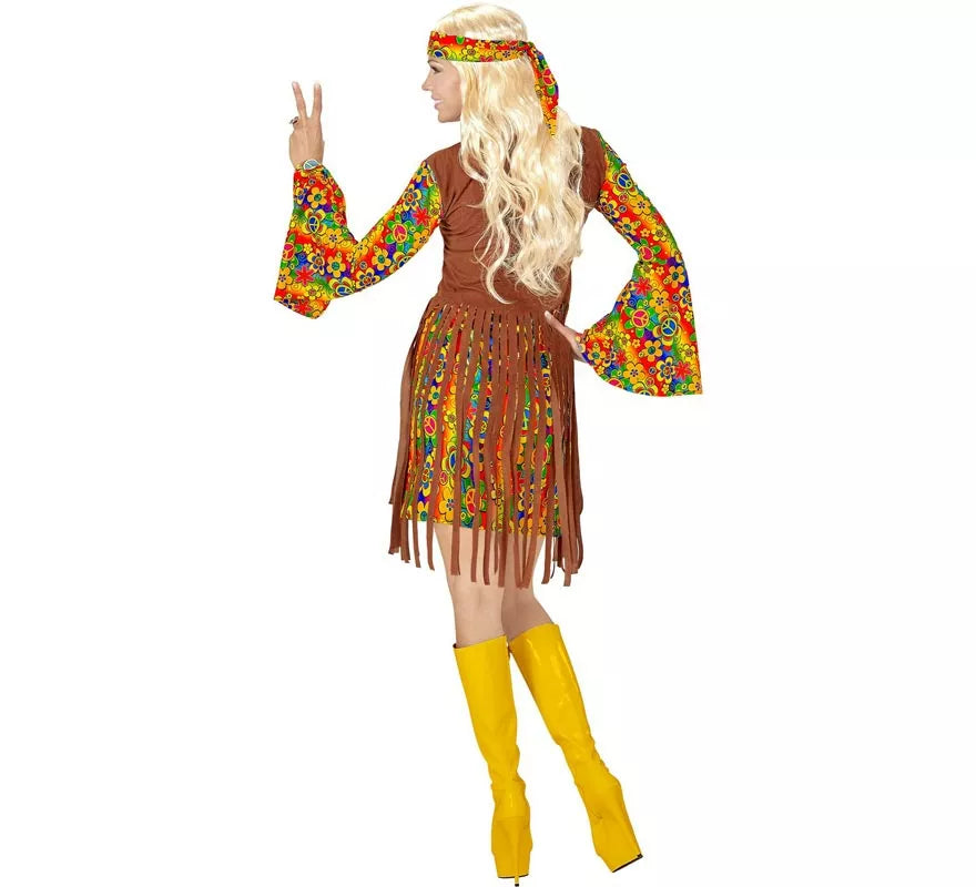 Translation missing: it.Disfraz de Chica Hippie flecos largos para mujer