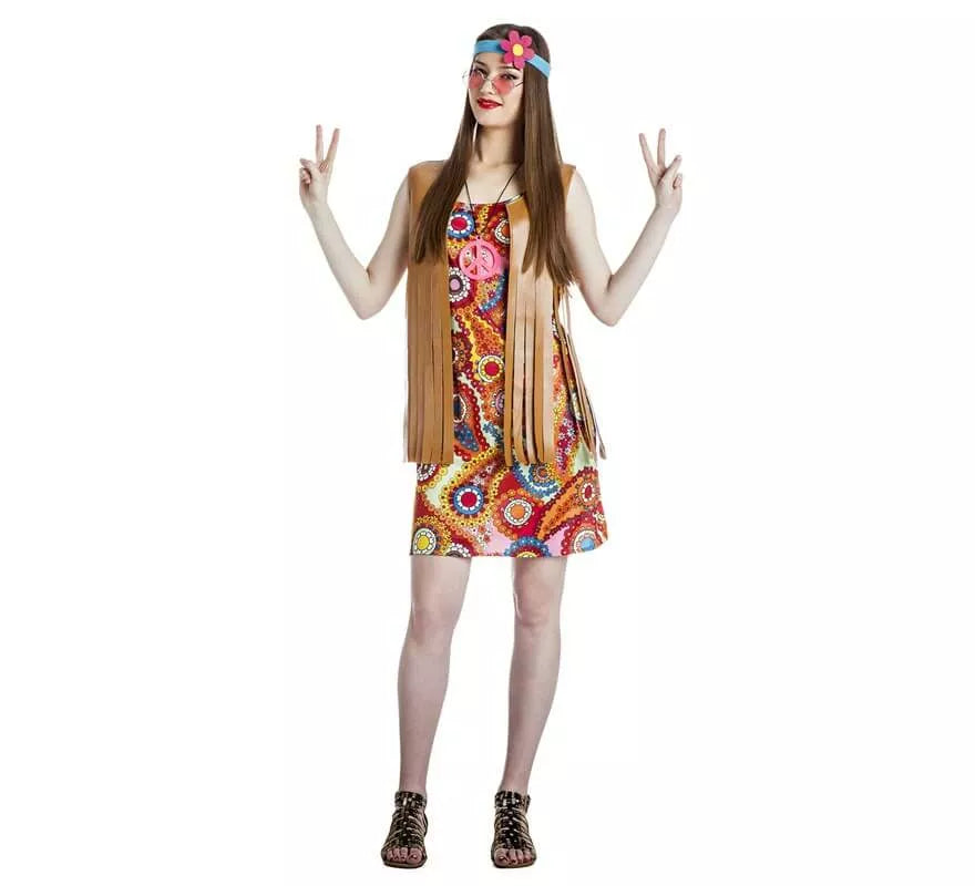 Translation missing: it.Disfraz de Chica Hippie para mujer