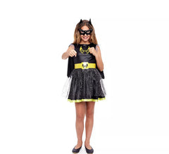 Costume da ragazza pipistrello nero per bambina
