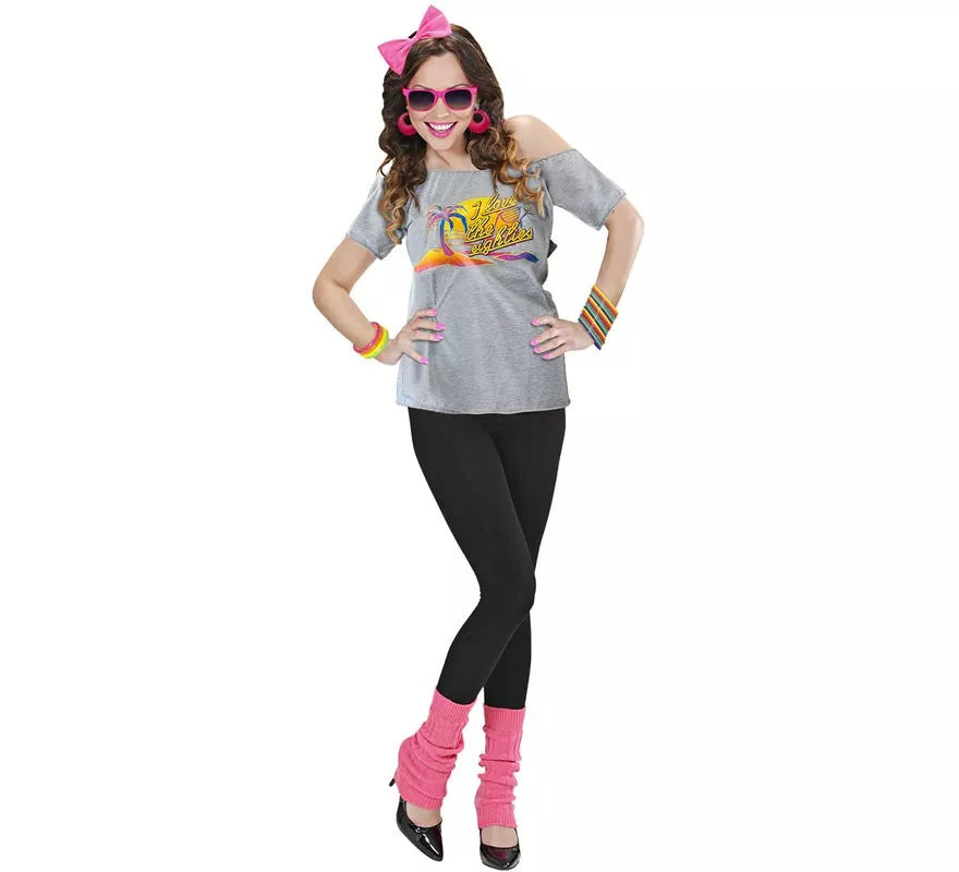 Translation missing: it.Disfraz de Chica Playera Años 80 para mujer