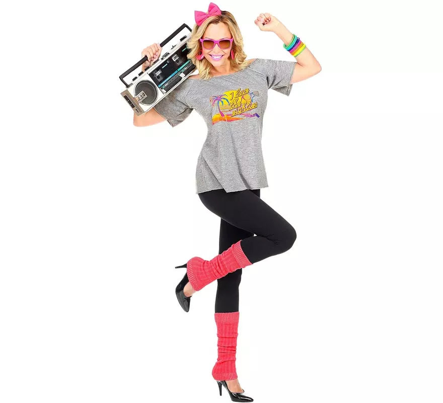 Translation missing: it.Disfraz de Chica Playera Años 80 para mujer