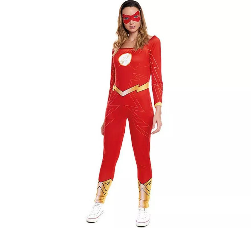 Translation missing: it.Disfraz de Chica Rápida Rojo para mujer