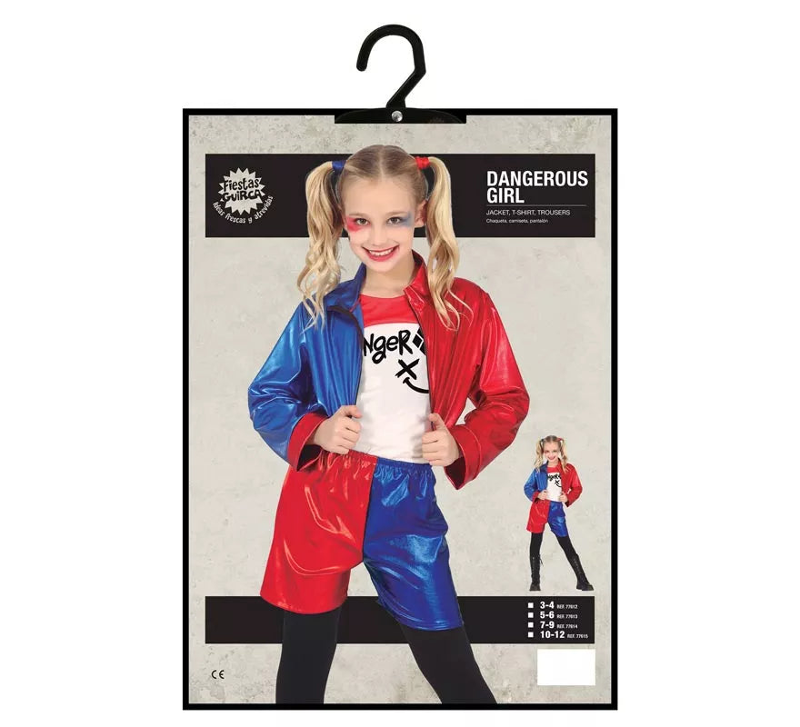 Translation missing: es.Disfraz de Chica Rebelde Glamorosa para niña
