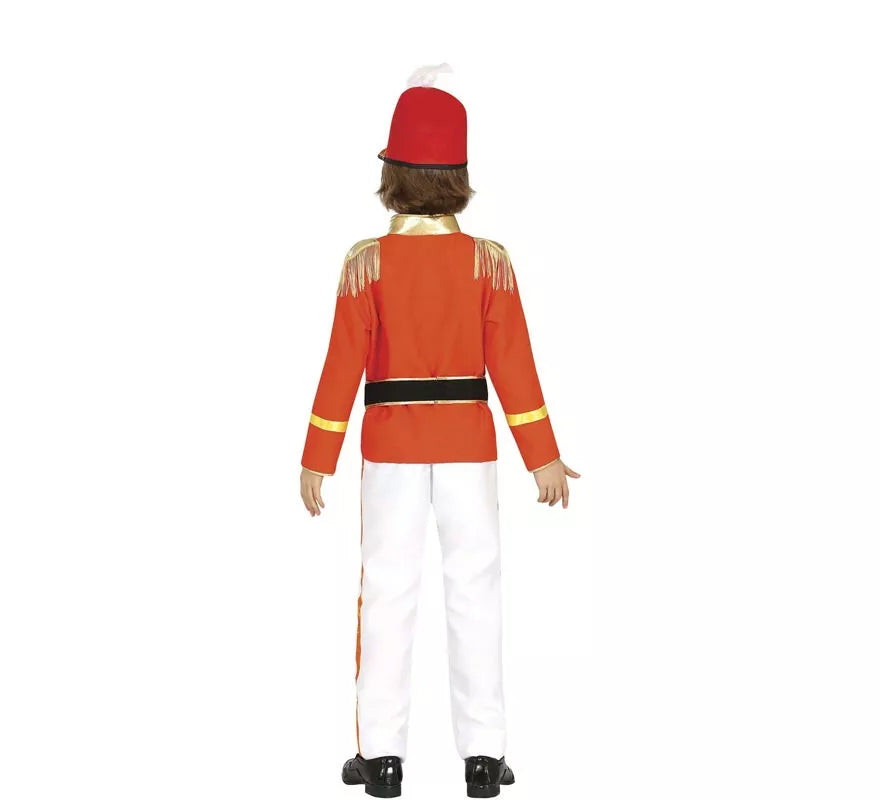 Translation missing: es.Disfraz de Chico Majorette Rojo para niño