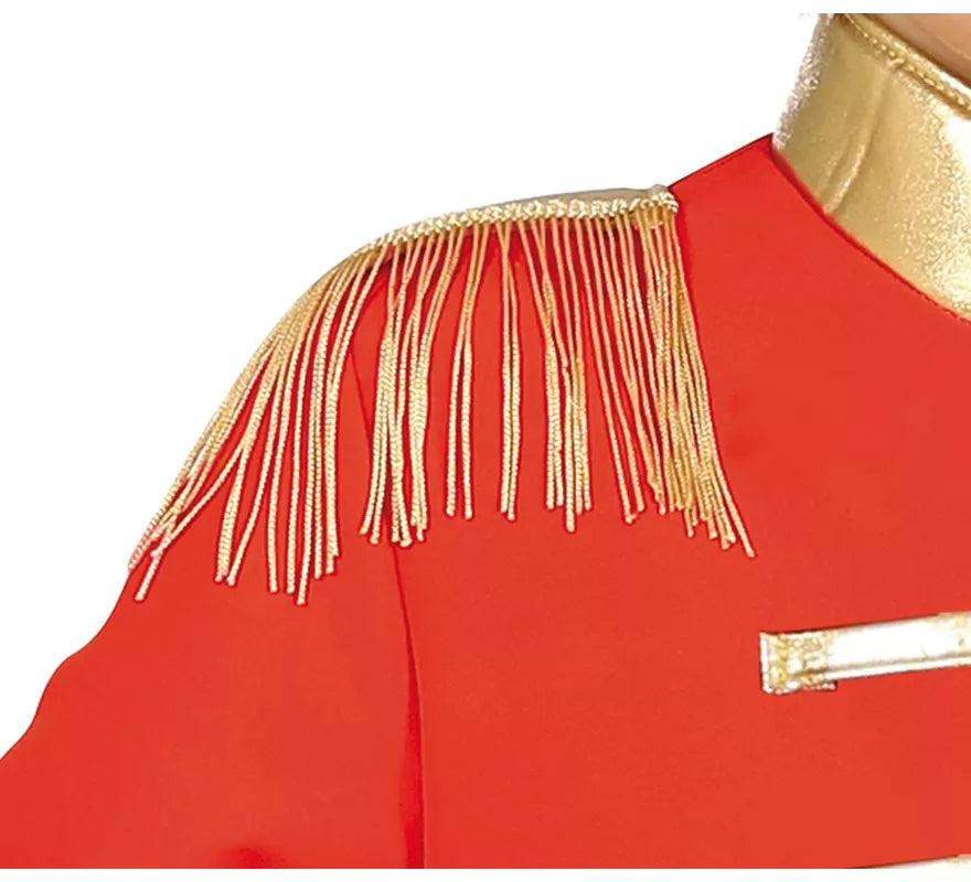 Translation missing: es.Disfraz de Chico Majorette Rojo para niño