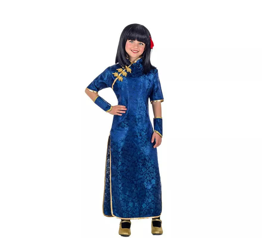Translation missing: es.Disfraz de China Azul para niña