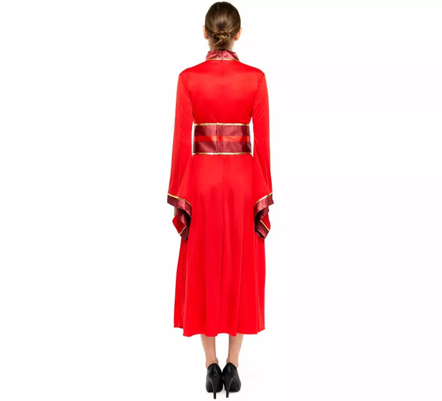 Translation missing: it.Disfraz de China Hanfu rojo para mujer