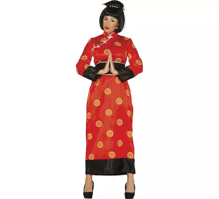 Translation missing: it.Disfraz de China rojo para mujer