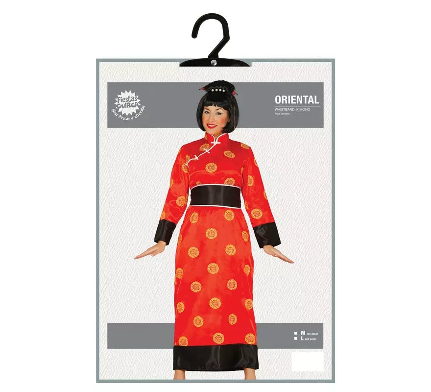 Translation missing: it.Disfraz de China rojo para mujer