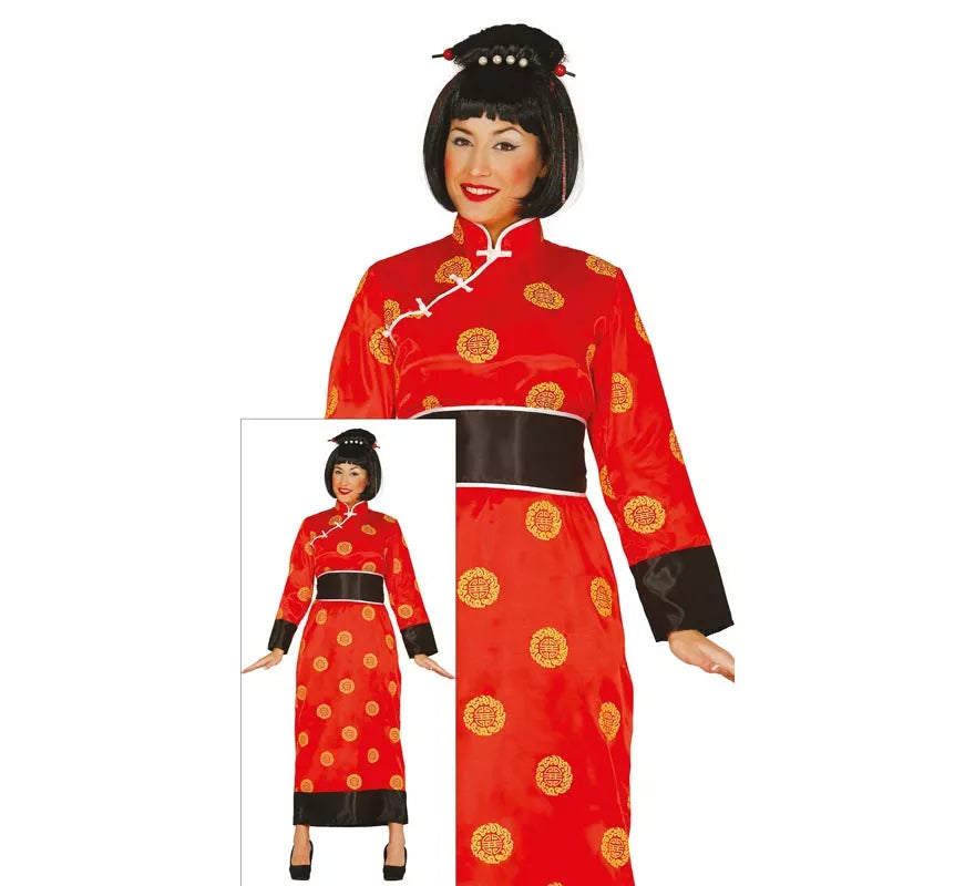 Translation missing: it.Disfraz de China rojo para mujer
