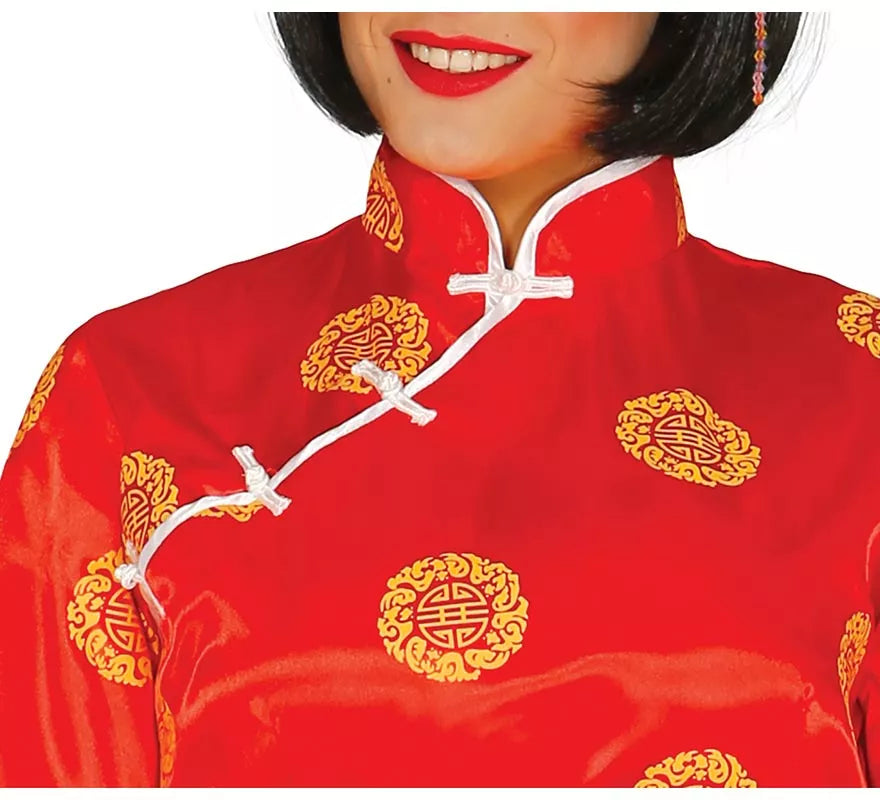 Translation missing: it.Disfraz de China rojo para mujer