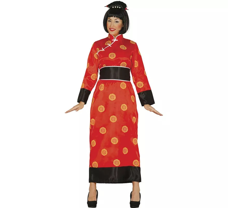 Translation missing: es.Disfraz de China rojo para mujer